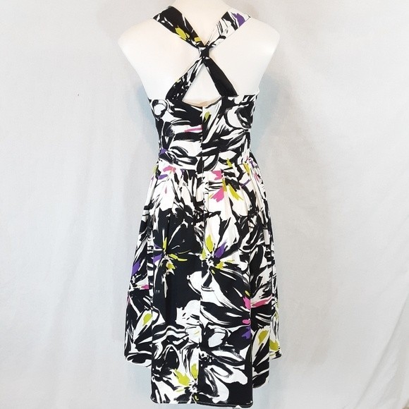 New Directions Floral Print Crisscross Back Dress 10 Cottagecore Romantic Chic - Picture 5 of 7